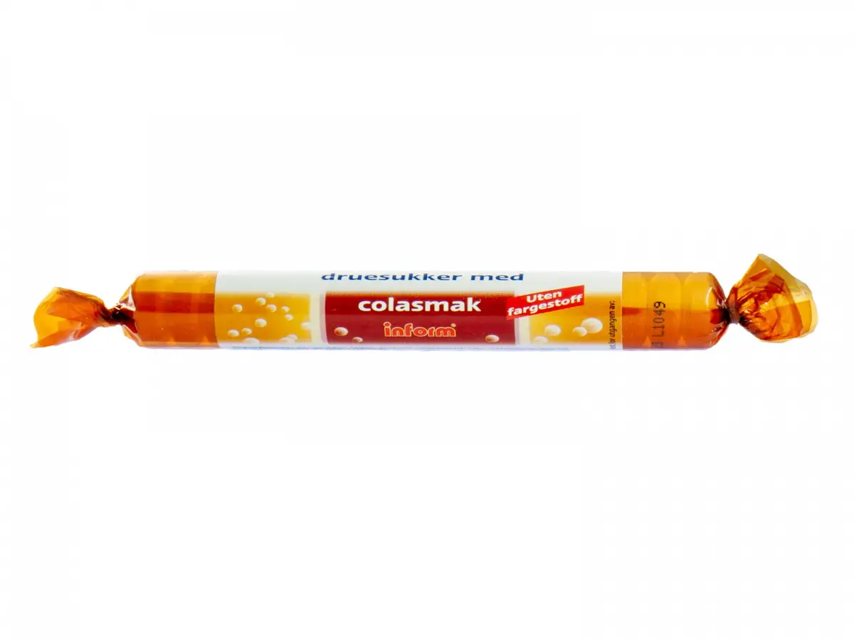 5 ruller Druesukker Cola