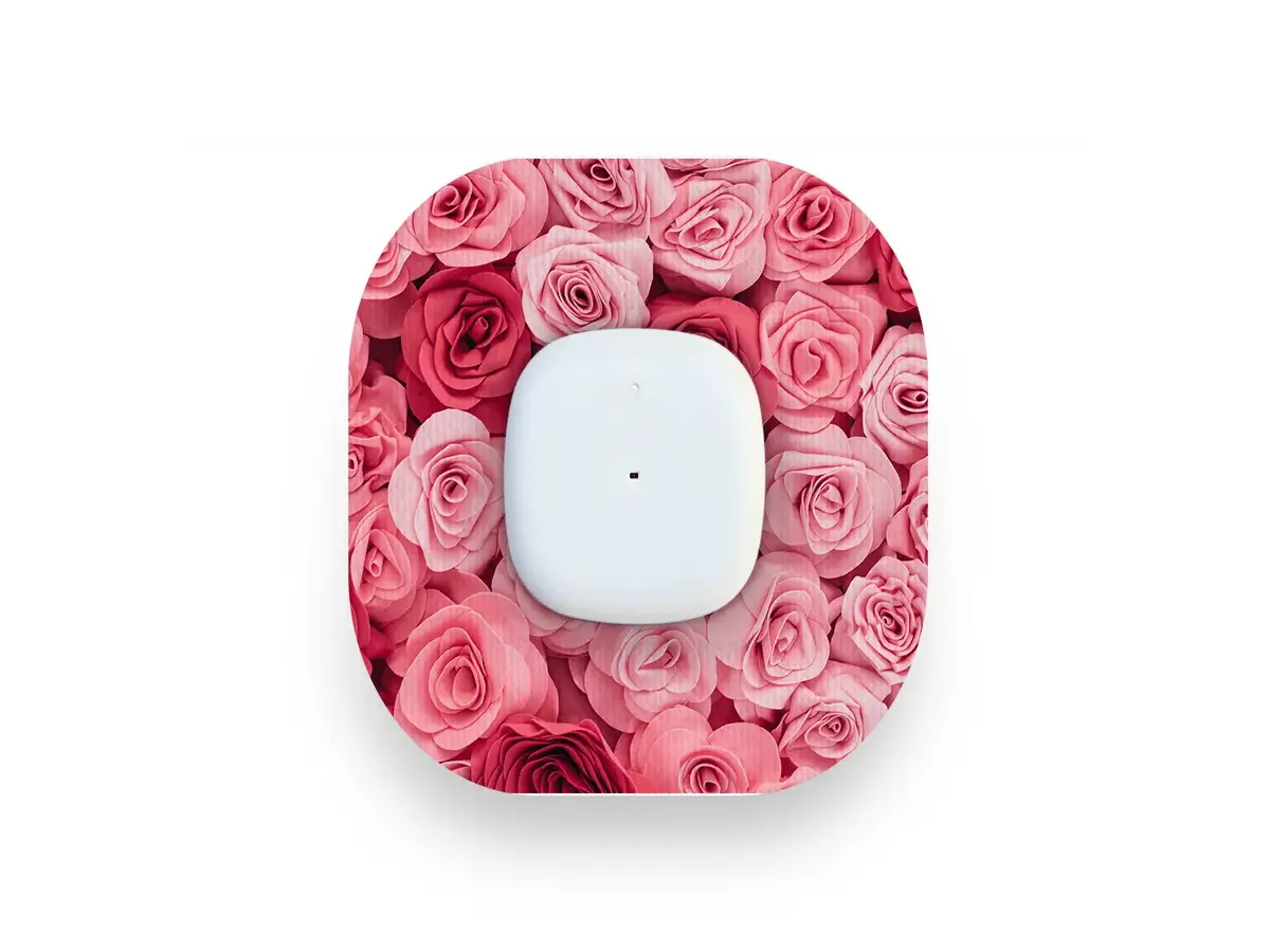Vakker rosa rose plaster